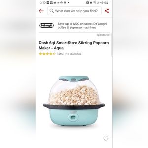 Dash popcorn maker